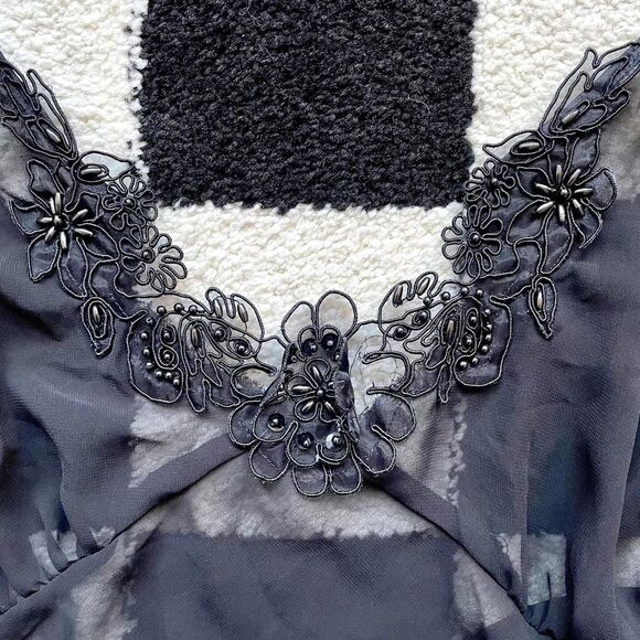 Vintage Black Sheer Babydoll - Picture 3 of 4